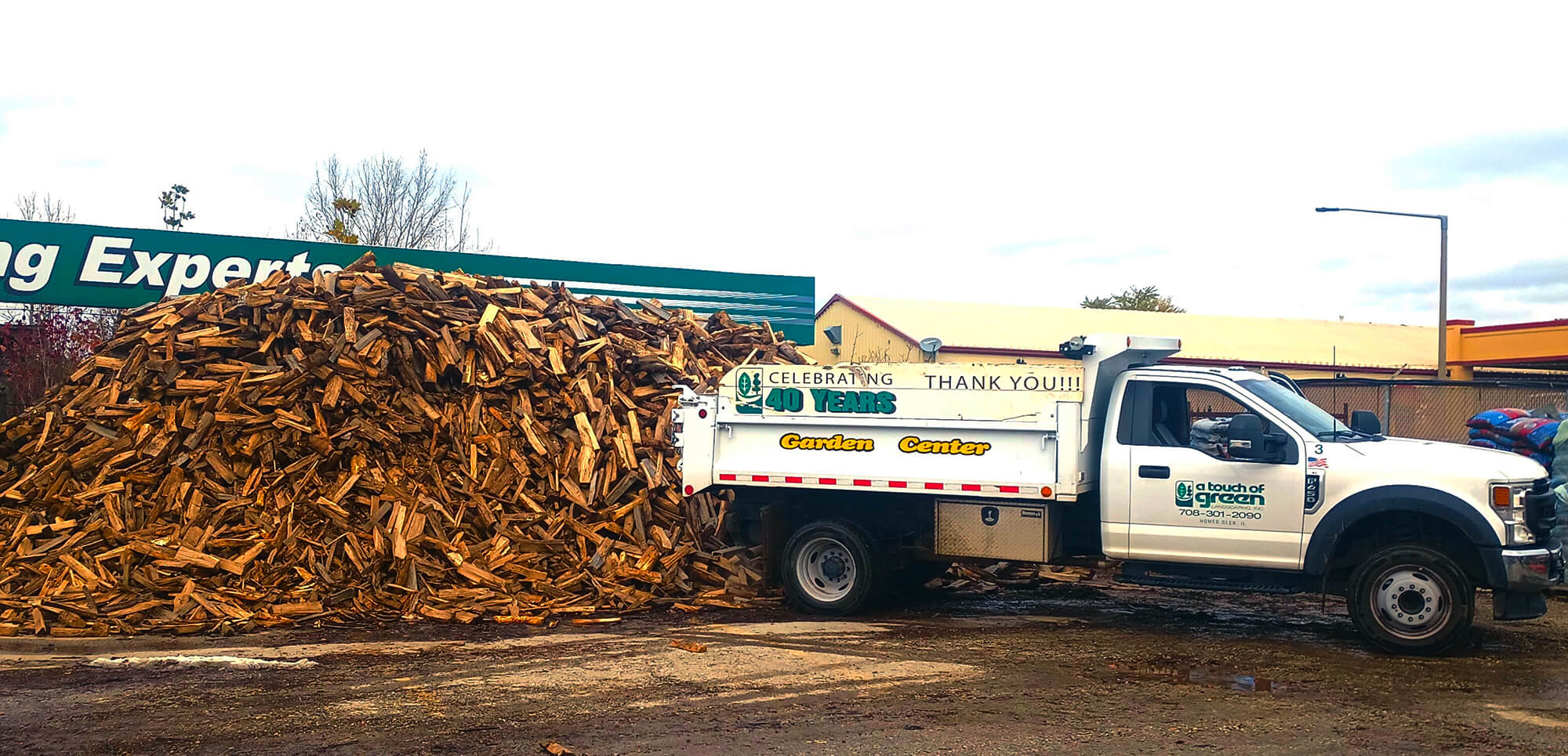 Firewood at the Garden Center at A Touch of Green