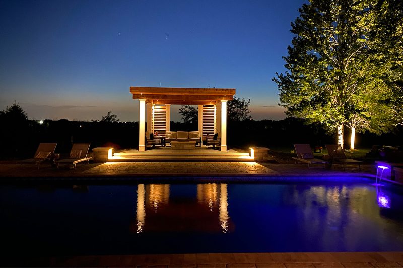 Outdoor Lighting, Pergola, and Landscape Design by A Touch of Green